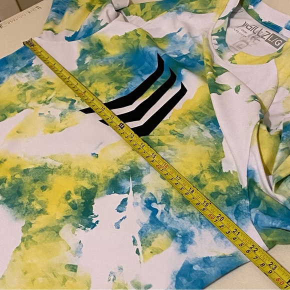 Gillz Men's Contender Performance UV Long Sleeve "Mahi" Blazing Yellow L - Picture 9 of 10